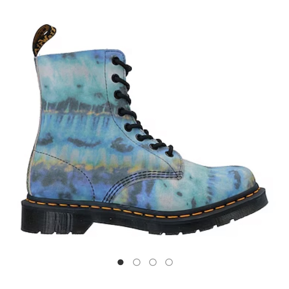 NEW Dr. Martens 1460 Pascal Summer Tie Dye Leather Combat Boots Size 7